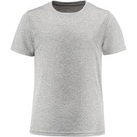 T-shirt Barn Run Gråmelerad Printer RED