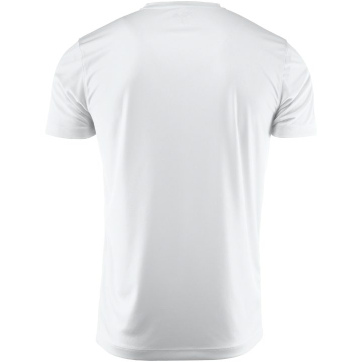 T-shirt Barn Run Vit Printer RED 110-120 cl – billede 2