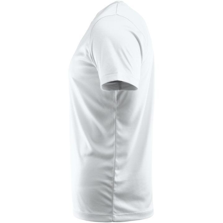 T-shirt Barn Run Vit Printer RED 110-120 cl – billede 3