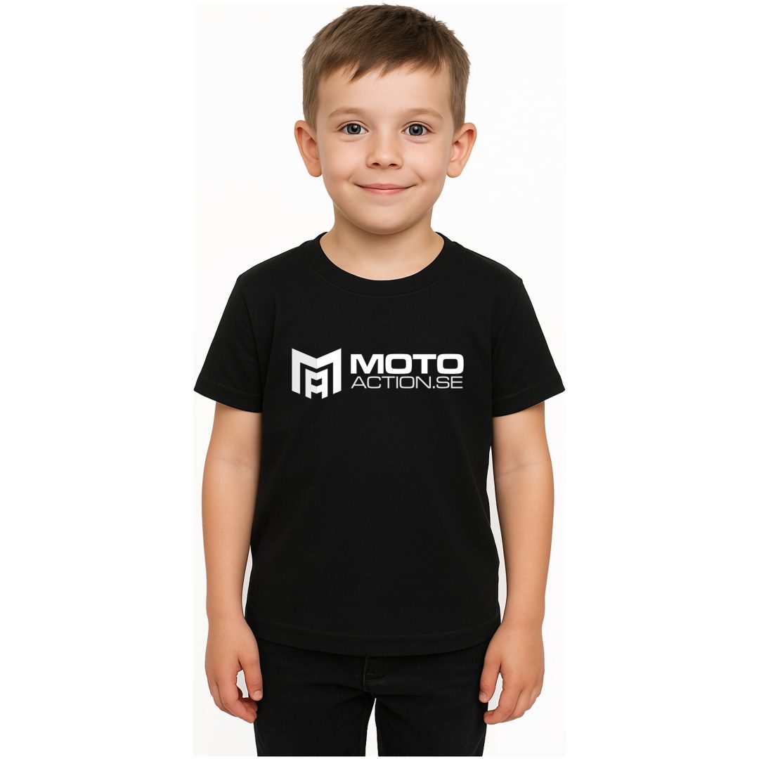 T-shirt Børn LNP Sort Motoaction 2 år