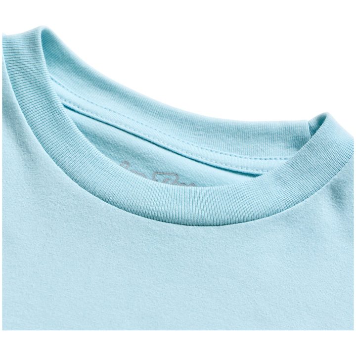 T-shirt Børn Signature Lyseblå TROY LEE DESIGNS Ys – billede 5
