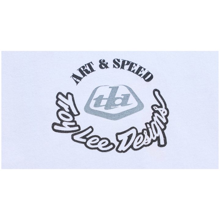 T-shirt Carb Club Hvid TROY LEE DESIGNS s – billede 3