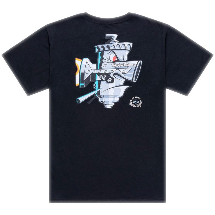 T-shirt Carb Club Sort TROY LEE DESIGNS s – billede 2