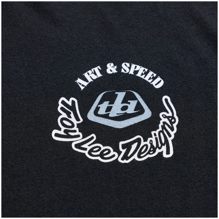 T-shirt Carb Club Sort TROY LEE DESIGNS s – billede 3