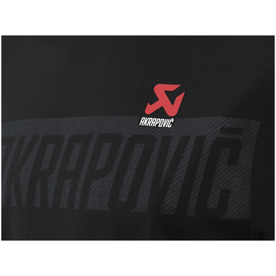 T-shirt Corpo Sort AKRAPOVIC XXXL – billede 4
