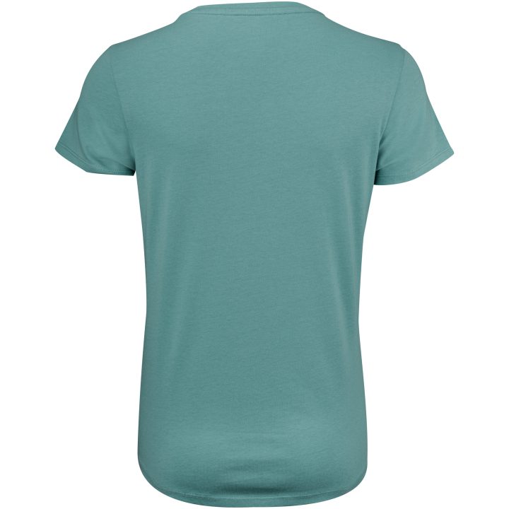 T-shirt Dam American U Aloegrön James Harvest – billede 3
