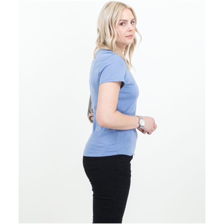 T-shirt Dam American U Sommarblå James Harvest – billede 2