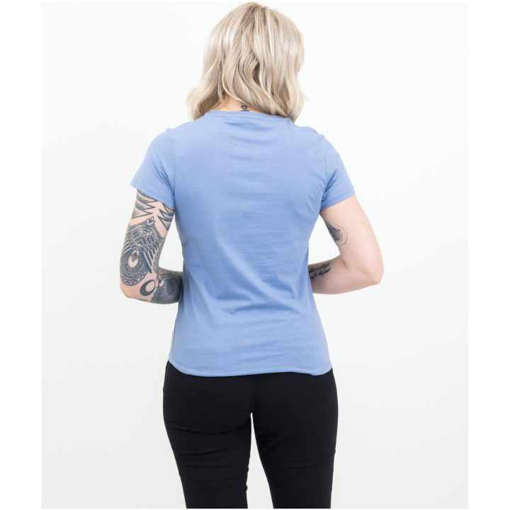 T-shirt Dam American U Sommarblå James Harvest – billede 3