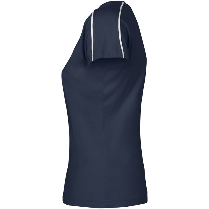 T-shirt Dam Bike Marinblå Printer XL – billede 3