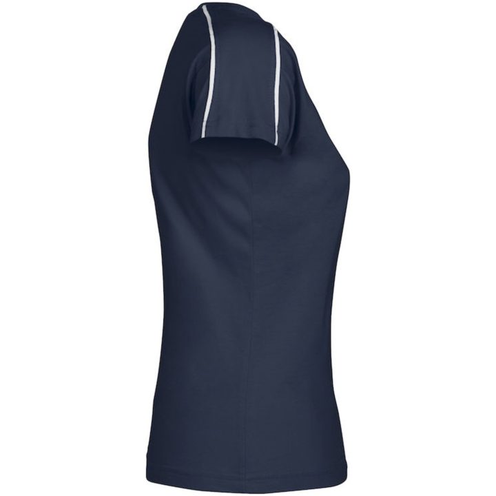 T-shirt Dam Bike Marinblå Printer XL – billede 4