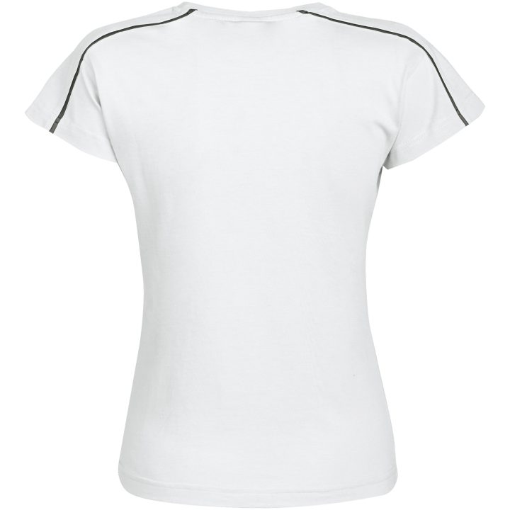 T-shirt Dam Bike Vit Printer s – billede 2