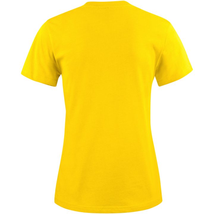 T-shirt Dam Heavy Citrongul Printer Essentials XS – billede 2