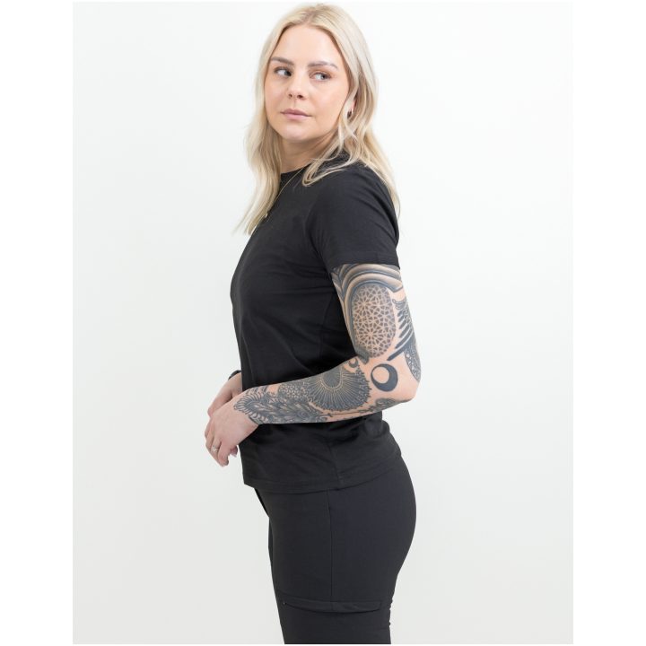 T-shirt Dam Heavy Svart Printer Essentials XS – billede 2