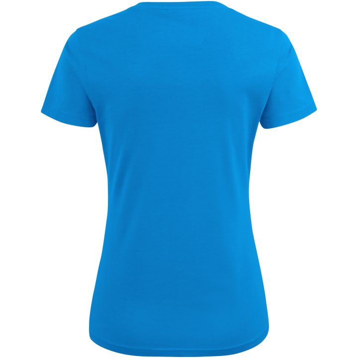 T-shirt Dam Heavy V-neck Havsblå Printer Essentials 3XL – billede 2