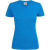 T-shirt Dam Heavy V-neck Havsblå Printer Essentials 3XL – miniature 1