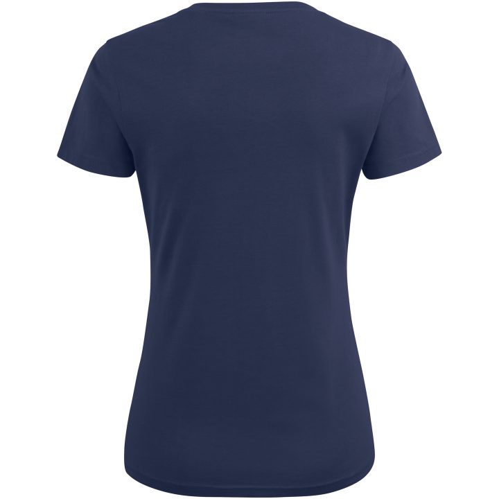 T-shirt Dam Heavy V-neck Marinblå Printer Essentials XS – billede 2