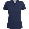 T-shirt Dam Heavy V-neck Marinblå Printer Essentials XS – miniature 1