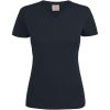 T-shirt Dam Heavy V-neck Mörk marinblå Printer Essentials 3XL – miniature 1