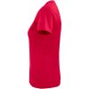 T-shirt Dam Heavy V-neck Röd Printer Essentials XS – miniature 4