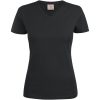 T-shirt Dam Heavy V-neck Svart Printer Essentials XS – miniature 1