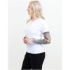 T-shirt Dam Heavy V-neck Vit Printer Essentials XS – miniature 2