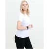 T-shirt Dam Heavy V-neck Vit Printer Essentials XS – miniature 4