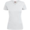 T-shirt Dam Heavy V-neck Vit Printer Essentials XS – miniature 5