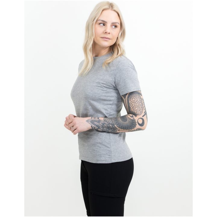T-shirt Dam Light Gråmelerad Printer Essentials XS – billede 2