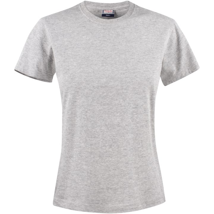 T-shirt Dam Light Gråmelerad Printer Essentials XS – billede 5