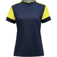 T-shirt Dam Prime T Marinblå/neongul Printer PRIME