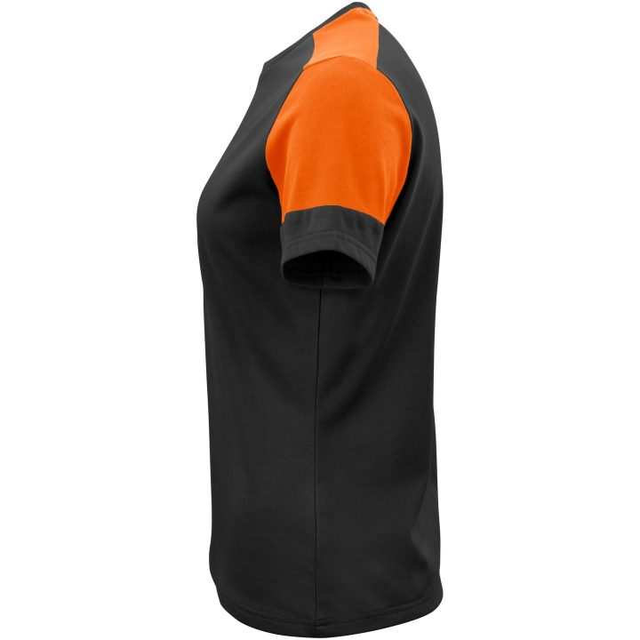 T-shirt Dam Prime T Svart/orange Printer PRIME 3XL – billede 3
