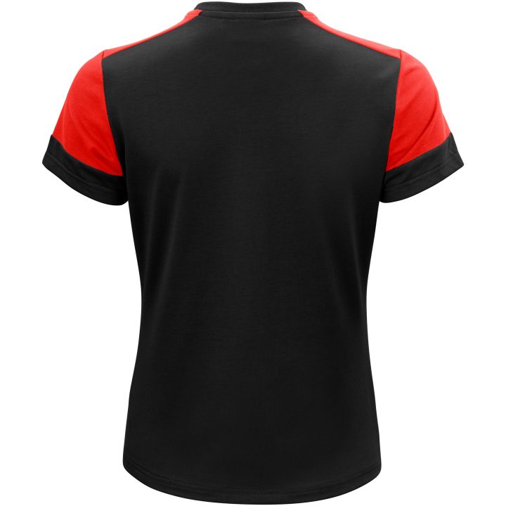 T-shirt Dam Prime T Svart/röd Printer PRIME 3XL – billede 7