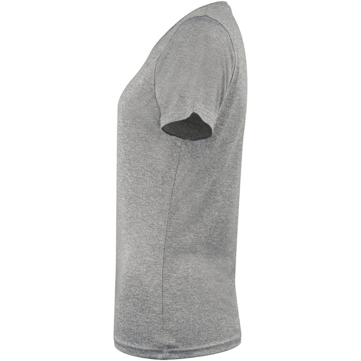 T-shirt Dam Run Gråmelerad Printer RED XS – billede 4