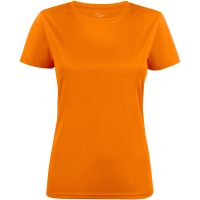 T-shirt Dam Run Klarorange Printer RED