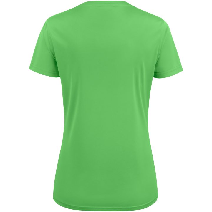 T-shirt Dam Run Lime Printer RED XS – billede 2