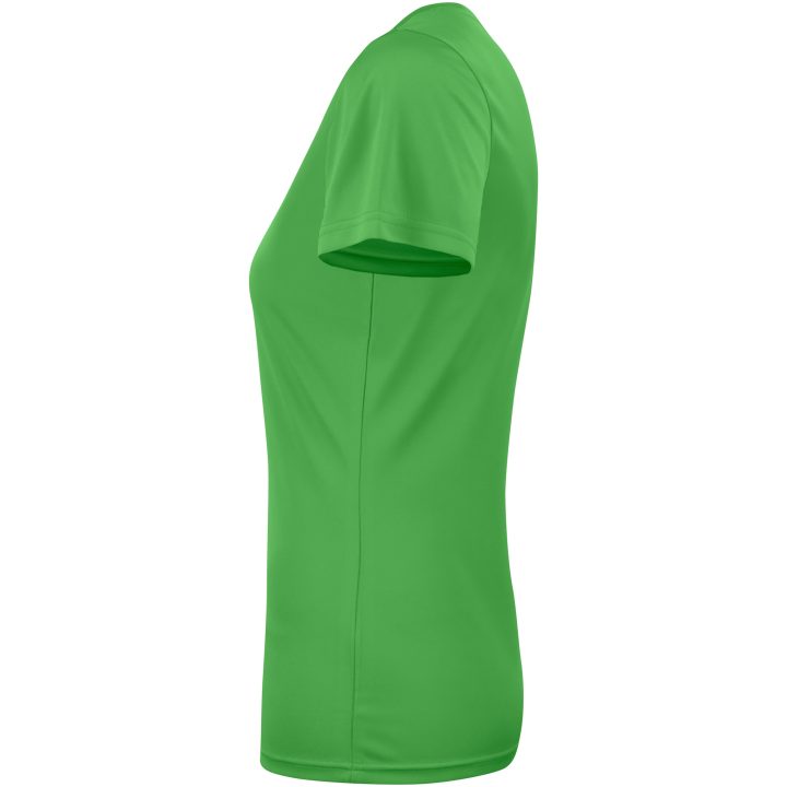 T-shirt Dam Run Lime Printer RED XS – billede 4