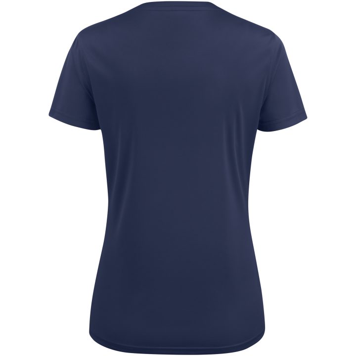 T-shirt Dam Run Marinblå Printer RED XS – billede 2