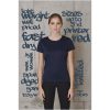 T-shirt Dam Run Marinblå Printer RED XS – miniature 5