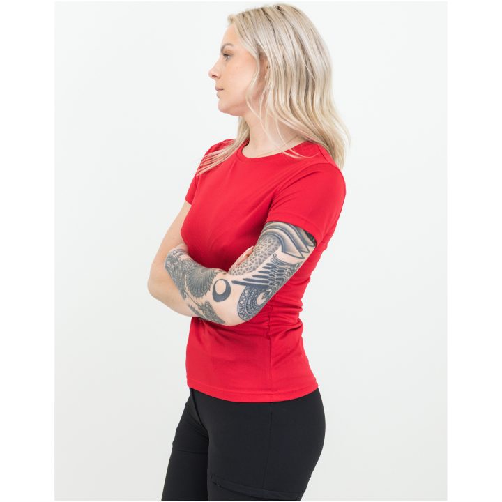 T-shirt Dam Run Röd Printer RED XS – billede 2