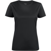 T-shirt Dam Run Svart Printer RED