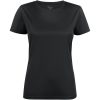 T-shirt Dam Run Svart Printer RED XS – miniature 1