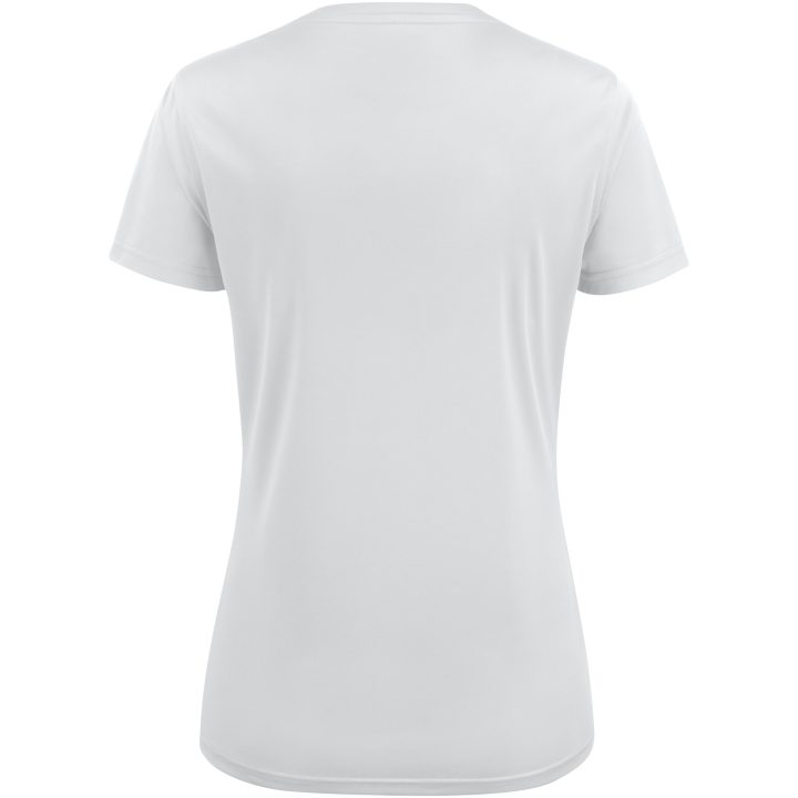 T-shirt Dam Run Vit Printer RED XS – billede 2