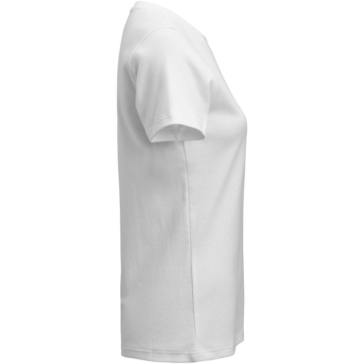 T-shirt Dam Scarsdale Vit James Harvest – billede 3