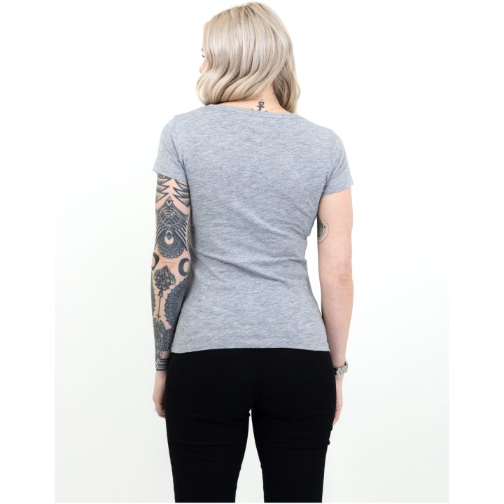 T-shirt Dam Twoville Gråmelerad James Harvest – billede 3