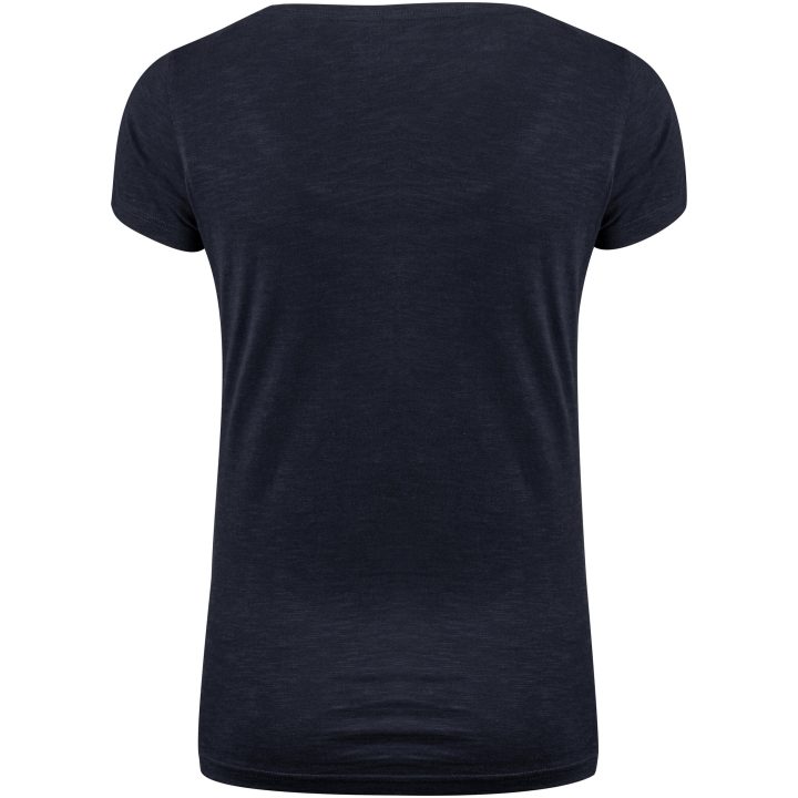 T-shirt Dam Twoville Marinblå James Harvest – billede 3