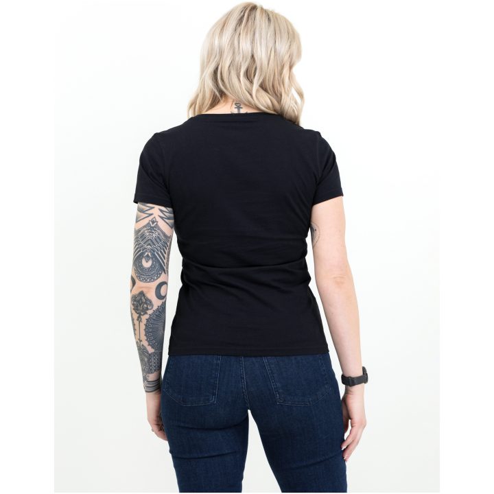 T-shirt Dam Walcott Svart James Harvest – billede 3
