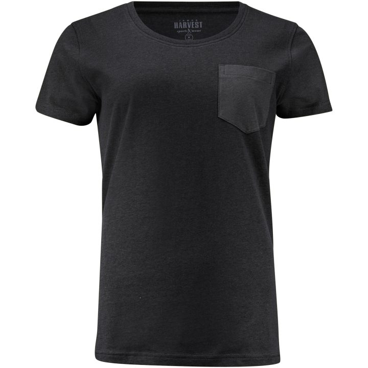 T-shirt Dam Walcott Svart James Harvest – billede 5