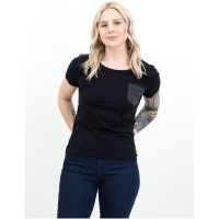 T-shirt Dam Walcott Svart James Harvest