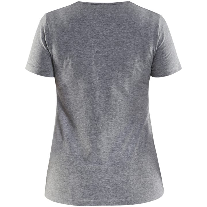 T-shirt dame 33041059 Grå BLÅKLÄDER T-SHIRT 33041059 GRÅMELANGE XS – billede 2