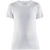 T-shirt dame 33341042 Hvid BLÅKLÄDER T-SHIRT 33341042 HVID XS – miniature 1
